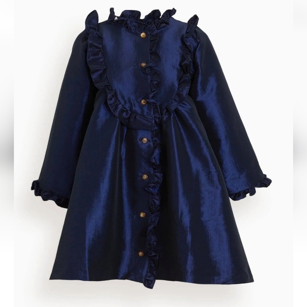 Kika Vargas Dress Blue Sz XS